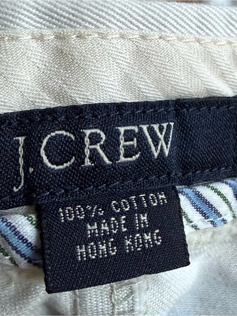 Light Tan J. Crew Cotton Blend pants